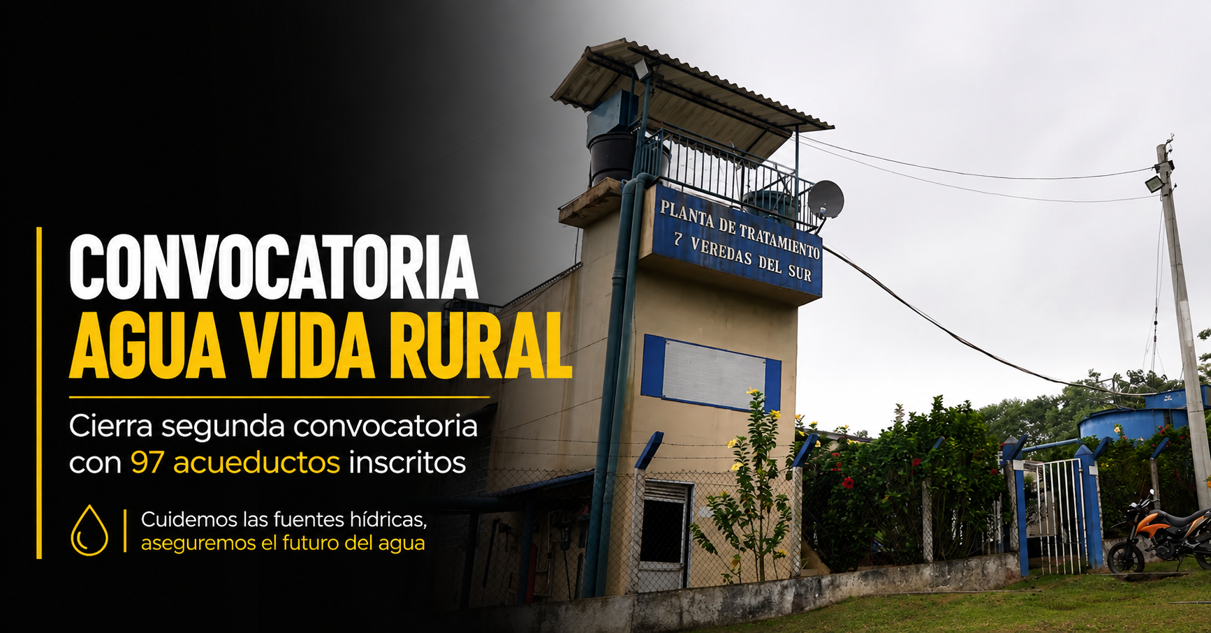 💧 Cierra la segunda convocatoria de |Agua Vida Rural| con 97 acueductos inscritos: ¿Cómo contribuir a la protección de las fuentes hídricas en |Cundinamarca|? + Video