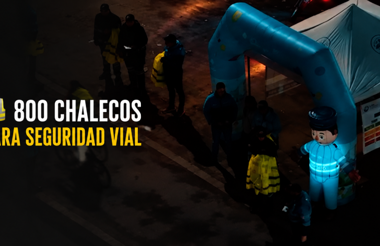 ? |Cajicá| entregó 800 |chalecos reflectivos| para fortalecer la seguridad vial: ¿Utiliza elementos de alta visibilidad al conducir o movilizarse en bicicleta? + Video