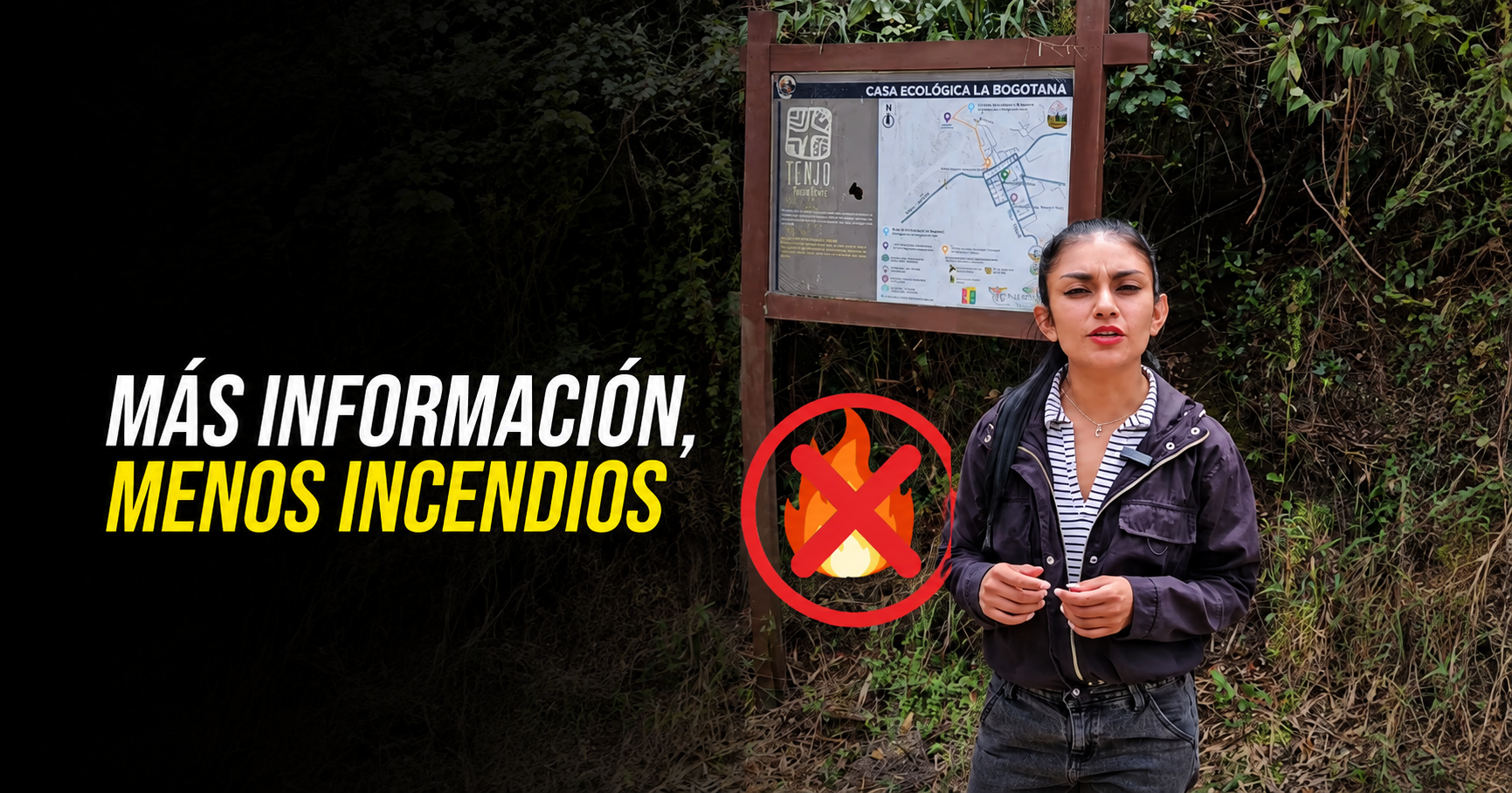 🚨 |Tenjo| refuerza la prevención con nuevas vallas informativas, ¿qué buscan evitar? + Video