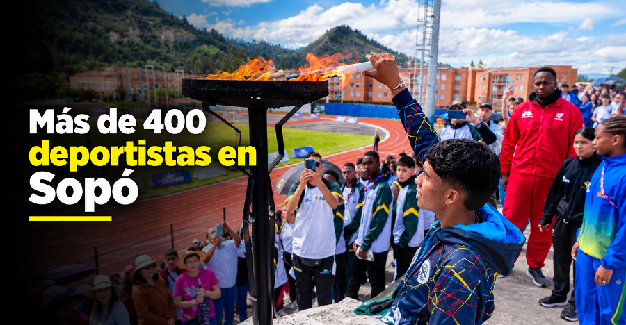 |Sopó| recibe a más de 400 deportistas en |Juegos Intercolegiados| 🏃‍♀️🏅 ¿Qué departamentos participan?