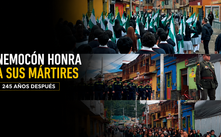 🇨🇴 |Nemocón| honra a sus mártires 245 años después 🕊️ + Video