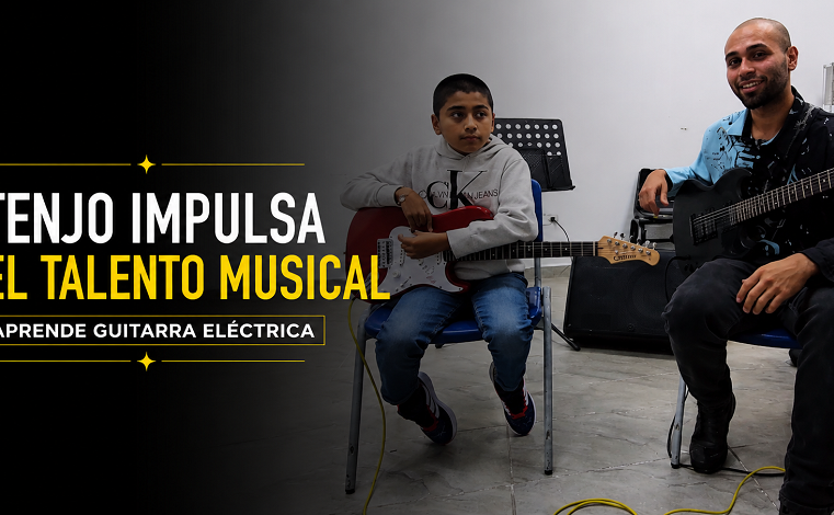 🎸 |Tenjo| abre sus puertas a la música, ¿quieres aprender |guitarra eléctrica|? + Video