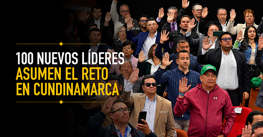 🤝 100 nuevos líderes comunales asumen un reto en |Cundinamarca|, ¿qué viene para sus comunidades?