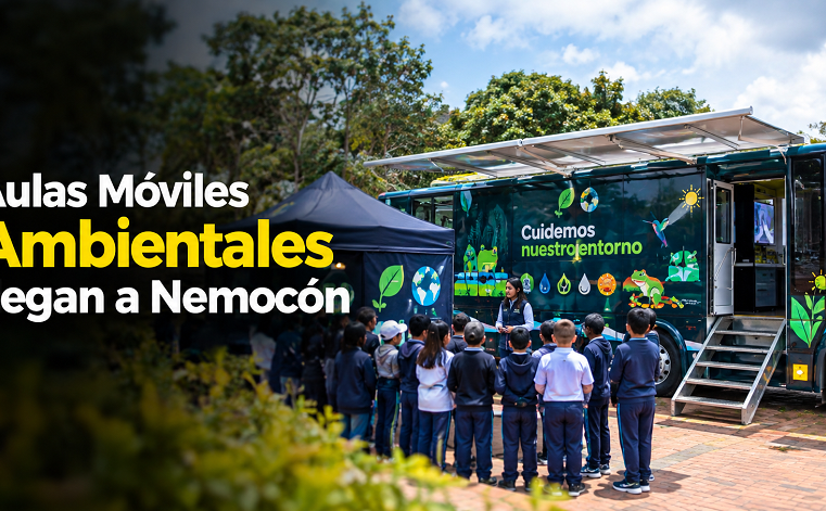 🌿🔬 |Nemocón| recibe Aulas Móviles Ambientales de la |CAR|: ¿cuándo visitarlas?