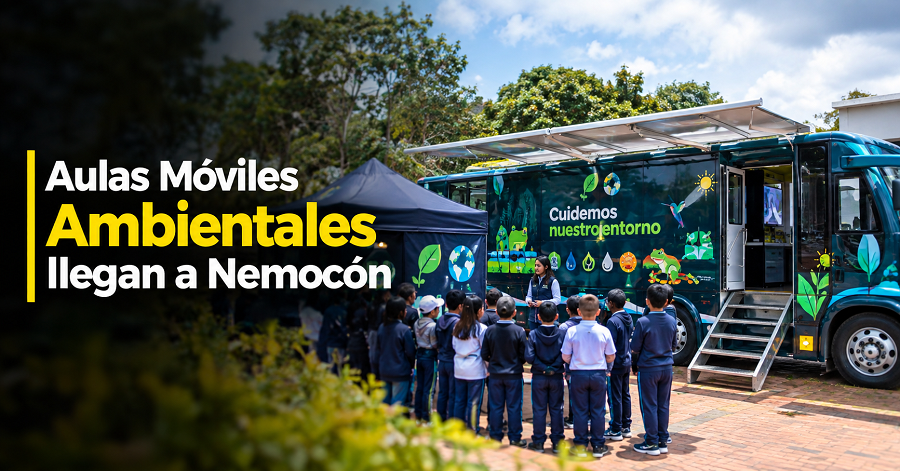 🌿🔬 |Nemocón| recibe Aulas Móviles Ambientales de la |CAR|: ¿cuándo visitarlas?