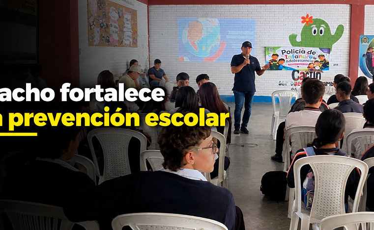🛡️👧 |Pacho| fortalece la prevención en instituciones educativas: ¿qué riesgos se están abordando?