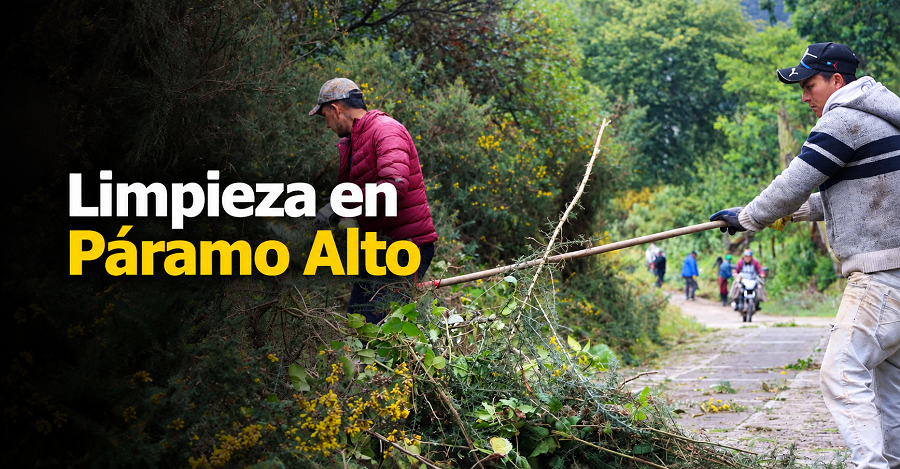 🧹🌿 |Cogua| realizó jornada de limpieza en |Páramo Alto|: ¿cómo se cuidó el territorio?