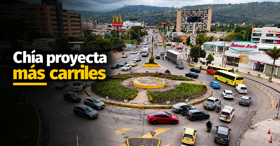 🚧🛣️ |Chía| proyecta duplicar los carriles de la |Avenida Pradilla|: ¿cuándo comenzarían las obras?
