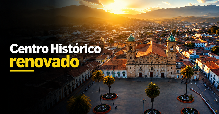 ✨ El Centro Histórico de |Zipaquirá| luce renovado + Video