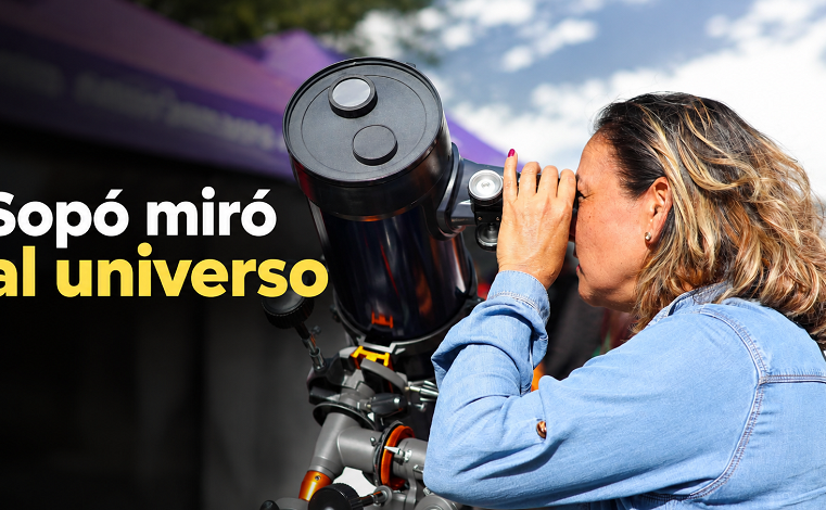 🔭 |Sopó| vivió una jornada para mirar al universo