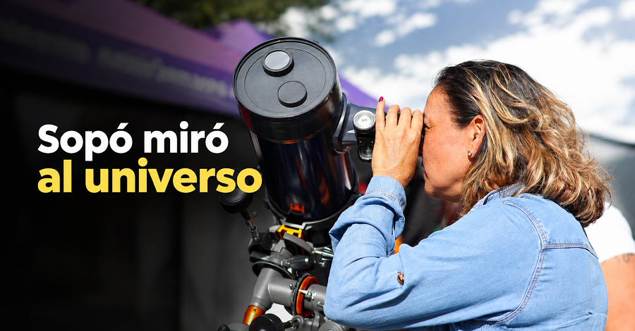 🔭 |Sopó| vivió una jornada para mirar al universo