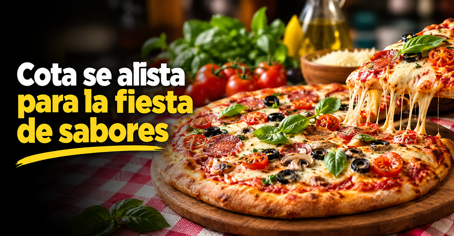 🍕 |Cota| se prepara para una fiesta de sabores, ¿cuál será tu favorita?