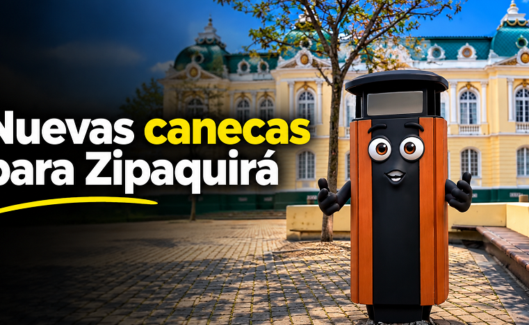 🗑️ |Zipaquirá| estrena nuevas canecas, ¿cómo ayudar a cuidarlas? + Video