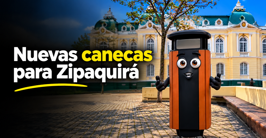 🗑️ |Zipaquirá| estrena nuevas canecas, ¿cómo ayudar a cuidarlas? + Video