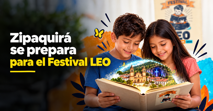 📚 |Zipaquirá| se prepara para el |Festival LEO|, ¿qué habrá?
