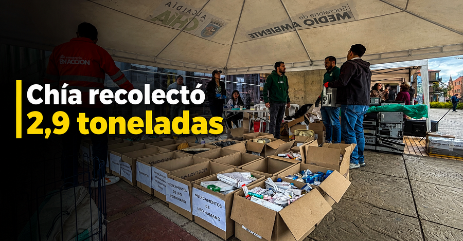 ♻️ Chía recolectó 2,9 toneladas de residuos, ¿qué se logró?