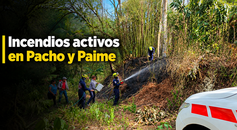 🔥 Pacho y Paime enfrentan |incendios| activos, ¿cómo avanzan las labores?