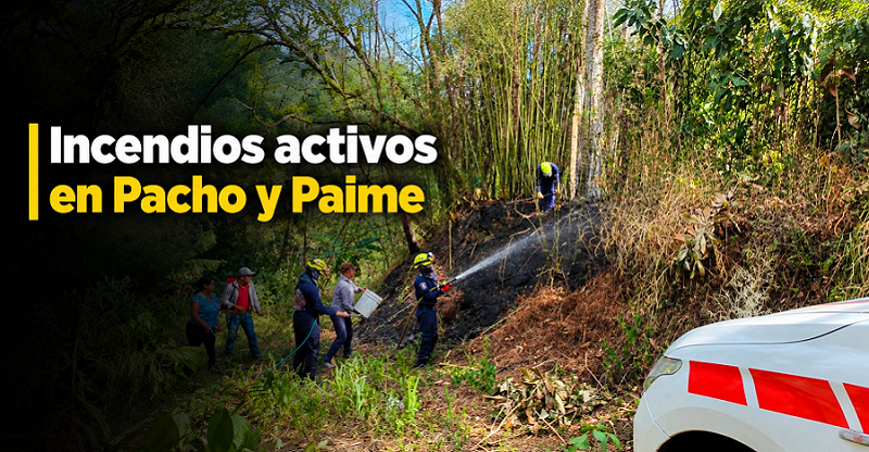 🔥 Pacho y Paime enfrentan |incendios| activos, ¿cómo avanzan las labores?