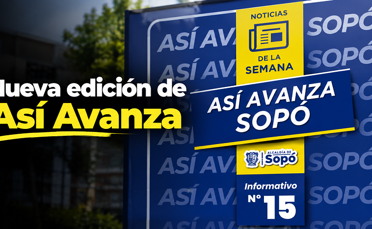 📖 |Sopó| presenta nueva edición de “Así Avanza”, ¿qué trae?