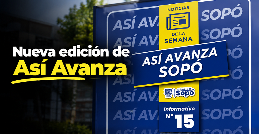 📖 |Sopó| presenta nueva edición de “Así Avanza”, ¿qué trae?