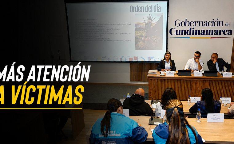🤝 |Cundinamarca| fortalece la |atención a víctimas|, ¿qué avances se revisaron?