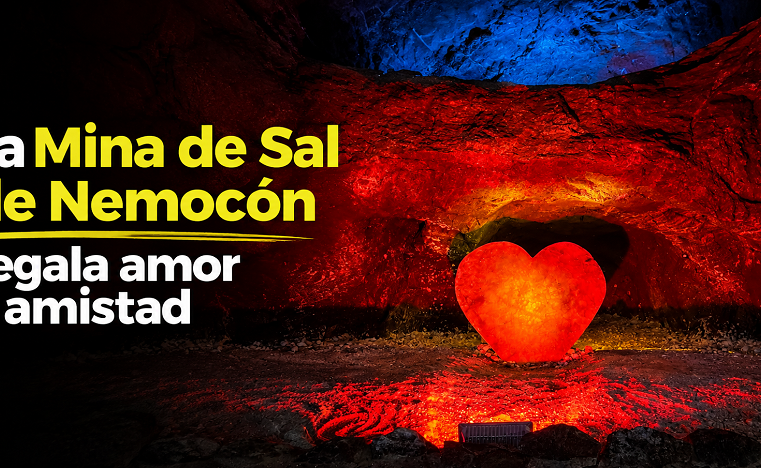 La |Mina de Sal| de |Nemocón| presenta su regalo de amor y amistad