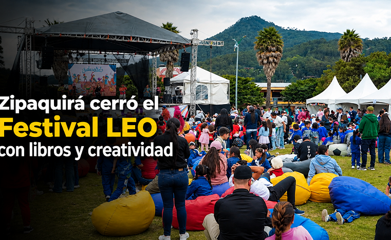 📚 |Zipaquirá| cerró el |Festival LEO| con libros y creatividad