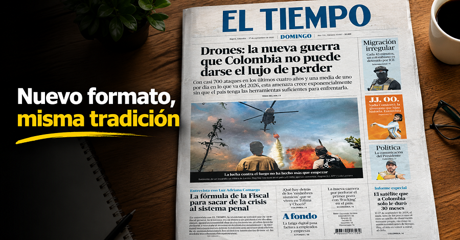 📰 |El Tiempo| presenta nuevo formato y mantiene su tradición ✨ ¿Qué trae esta renovación?