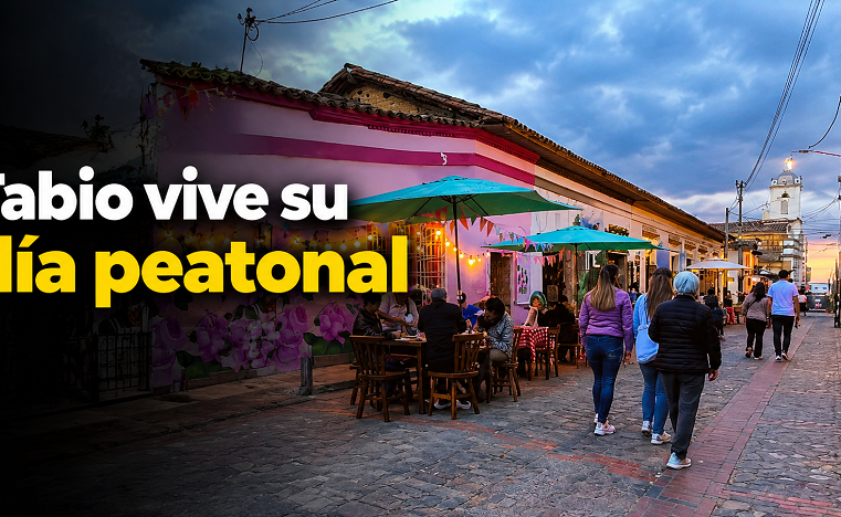 🚶 |Tabio| prueba nueva jornada de peatonalización 🏘️ ¿Cómo fue la experiencia? + Video