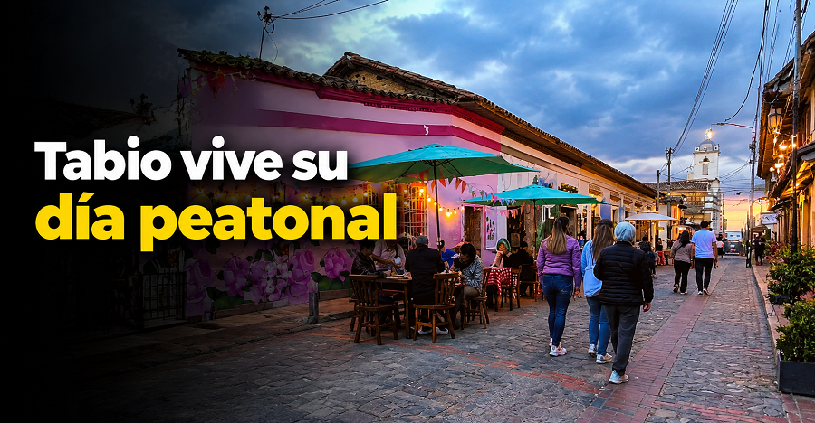 🚶 |Tabio| prueba nueva jornada de peatonalización 🏘️ ¿Cómo fue la experiencia? + Video