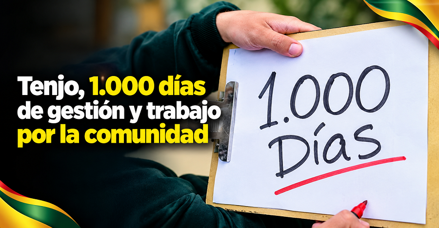 ⏱️ |Tenjo| llega a 1.000 días de gestión y trabajo por la comunidad 🎬 ¿Qué noticias dejó esta semana? + Video