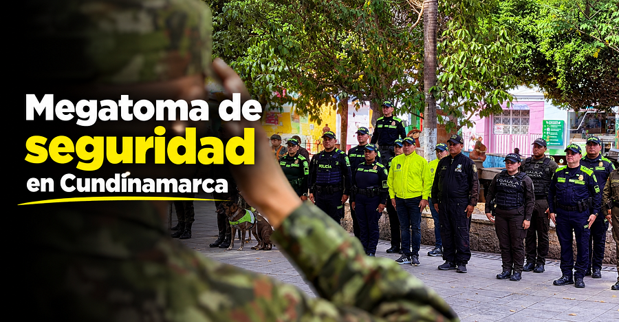 🚔 |Cundinamarca| realiza su megatoma de |seguridad| número 32 🛡️ ¿Qué resultados deja?