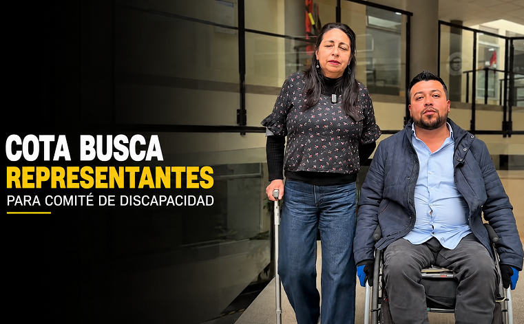 ♿ |Cota| busca representantes para |Comité de Discapacidad| + Video