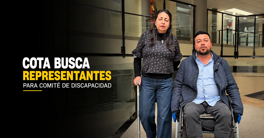 ♿ |Cota| busca representantes para |Comité de Discapacidad| + Video