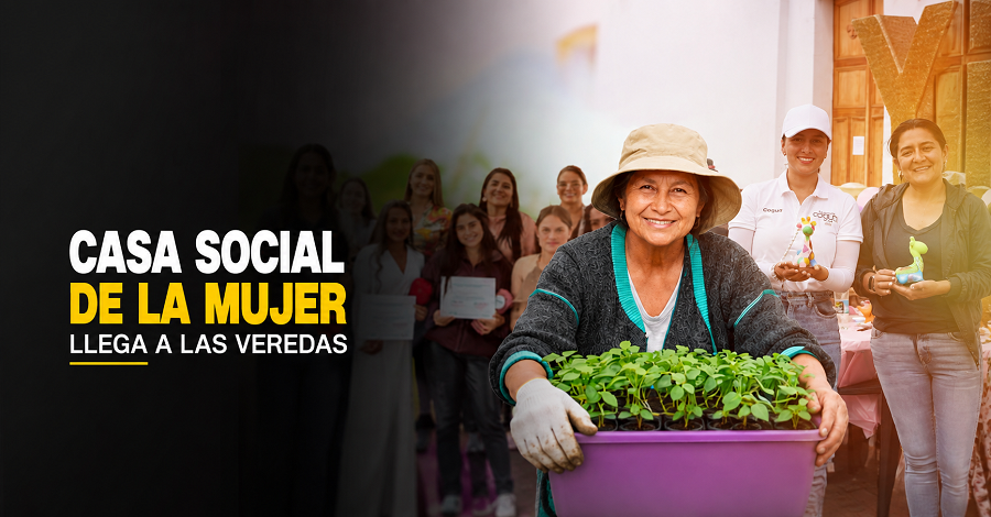 💜 |Casa Social de la Mujer| llega a las veredas de |Cogua|, ¿ya sabes cuándo visitará la tuya?