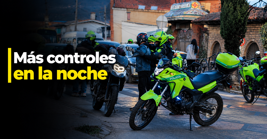 🚨 |Chía| reforzó la |seguridad| durante la noche, ¿qué controles se realizaron?