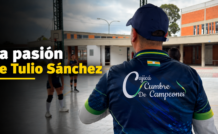 🏐 |Cajicá| conoce la historia de Tulio Sánchez, ¿qué hay detrás de su pasión por el |voleibol|? + Video