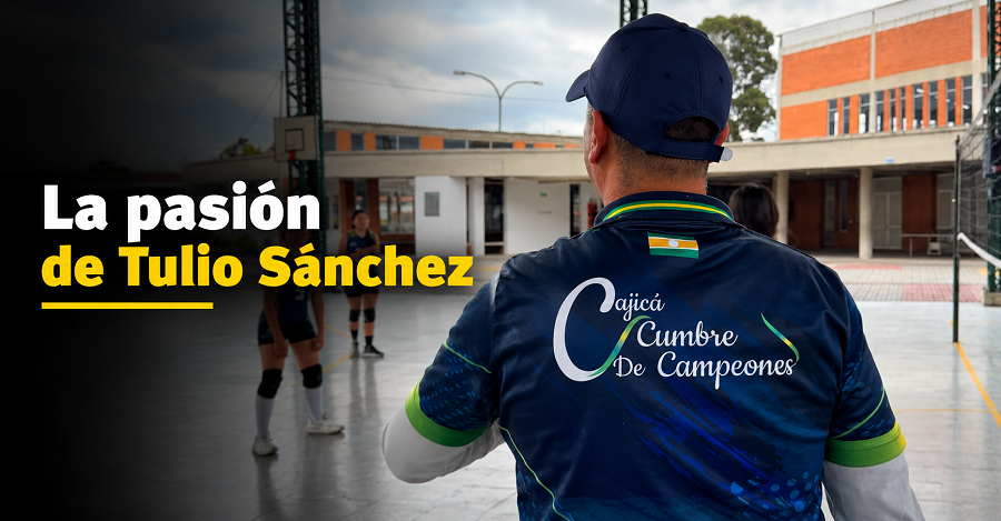 🏐 |Cajicá| conoce la historia de Tulio Sánchez, ¿qué hay detrás de su pasión por el |voleibol|? + Video