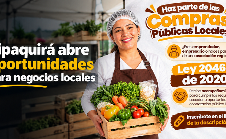 🛍️ |Zipaquirá| abre oportunidades para negocios locales, ¿quiénes pueden participar?