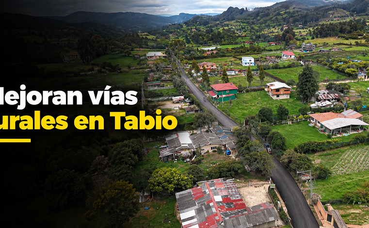 🚜🛣️ |Tabio| mejora sus vías rurales: ¿qué sectores fueron intervenidos? + Video