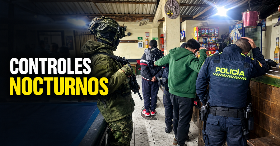 🚨🛡️ |Tenjo| refuerza la seguridad con |controles nocturnos|: ¿dónde se realizan?