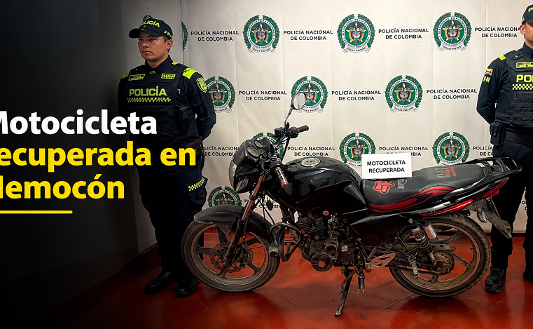 |Motocicleta| reportada como hurtada fue recuperada en |Nemocón| 🏍️🚔 ¿Cómo fue localizada?