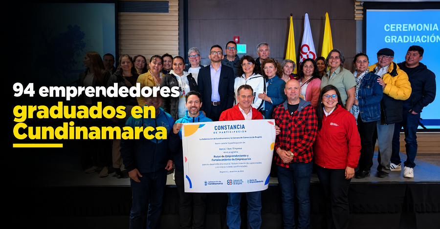 🚀 |Cundinamarca| gradúa a 94 |emprendedores|, ¿cómo impulsarán sus negocios?
