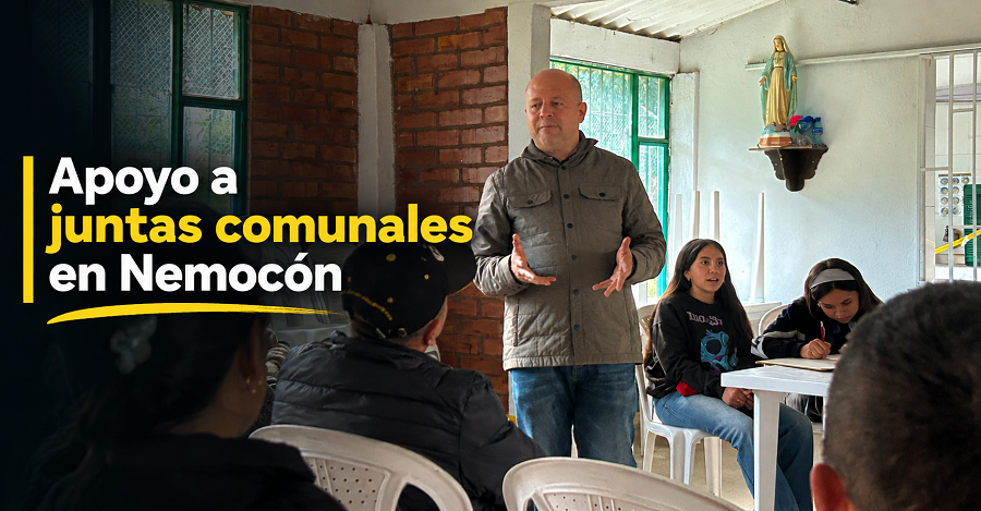 🤝 |Nemocón| fortalece las |Juntas de Acción Comunal|, ¿qué vereda recibió dotación?