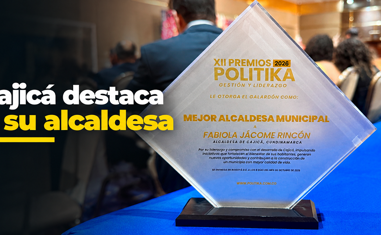 🏆 |Cajicá| reconoce a |Fabiola Jácome| como Mejor Alcaldesa, ¿qué premio recibió?