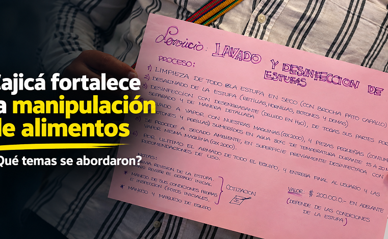 🍽️ |Cajicá| fortalece la |manipulación de alimentos|, ¿qué temas se abordaron?