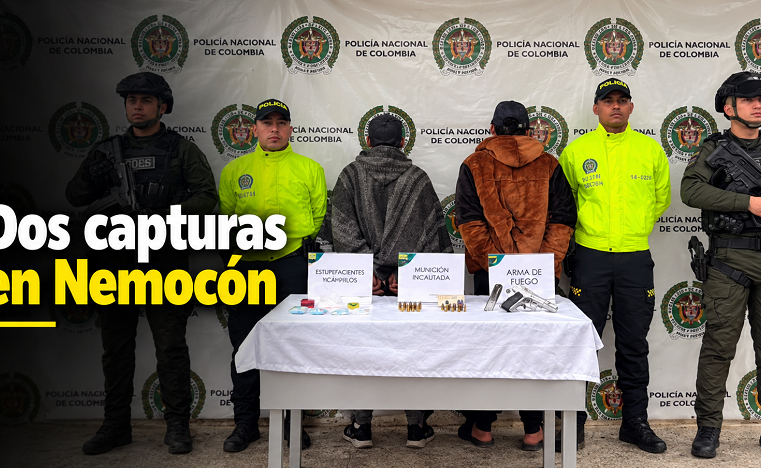 🚔 Dos |capturas| dejan operativo en |Nemocón| ⚖️ ¿Qué elementos fueron incautados?