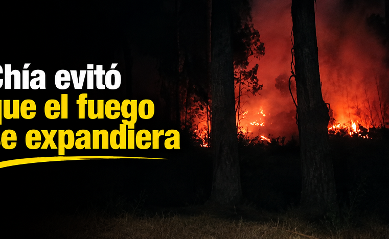 🔥 |Chía| controló |incendio forestal| en Lourdes, ¿cómo se evitó su propagación? + Video