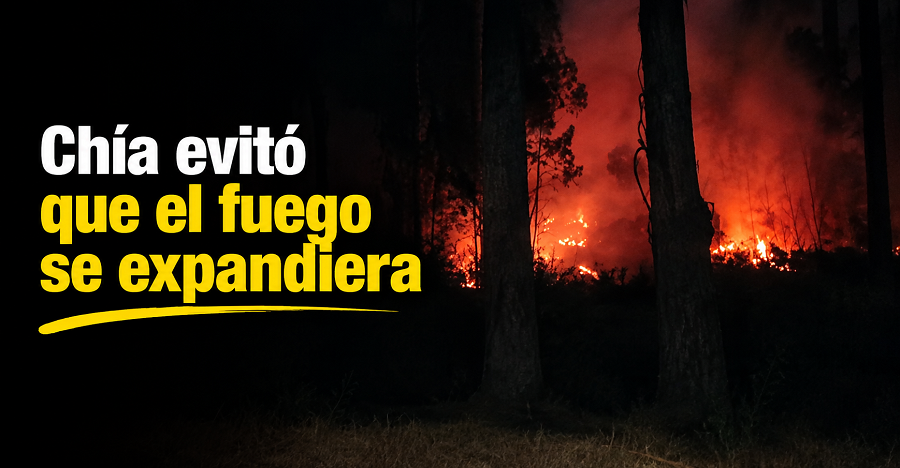 🔥 |Chía| controló |incendio forestal| en Lourdes, ¿cómo se evitó su propagación? + Video