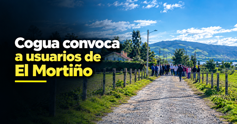 🌱 |Cogua| convoca a usuarios de camellones de El Mortiño, ¿qué temas se abordarán?